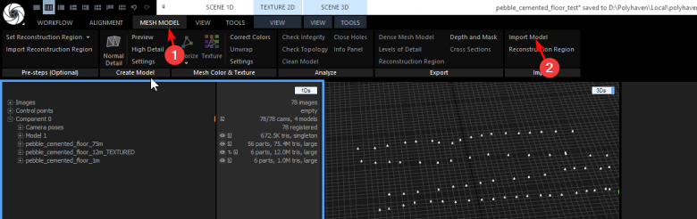 Texture – Graph workflow