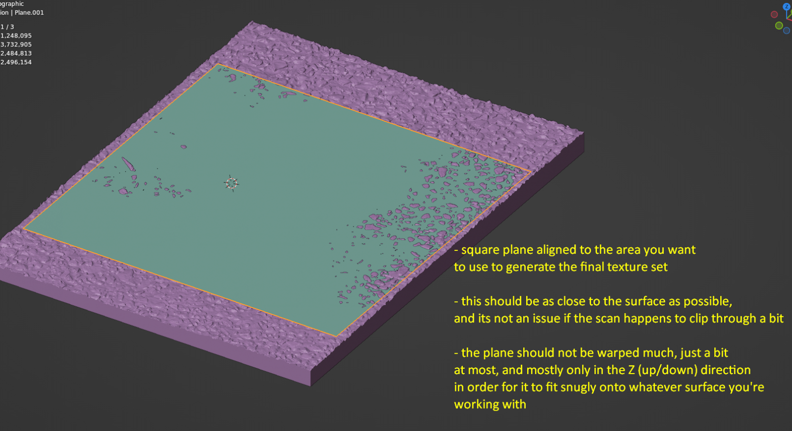 Plane Texture Processing Photoscanned Texture Creation Process – Poly Haven Blog